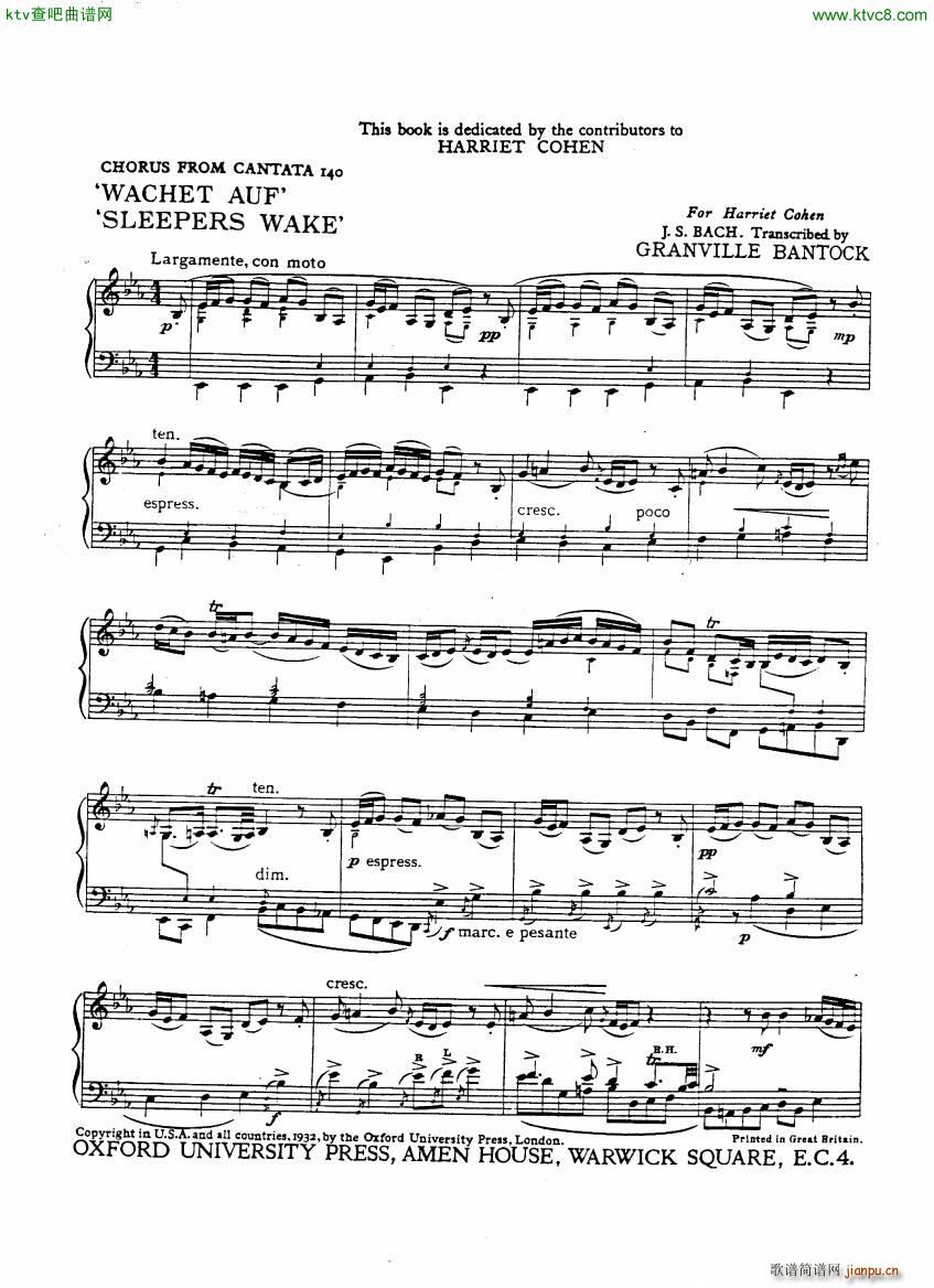 Bach JS A transcription book for Harriet Cohen()3