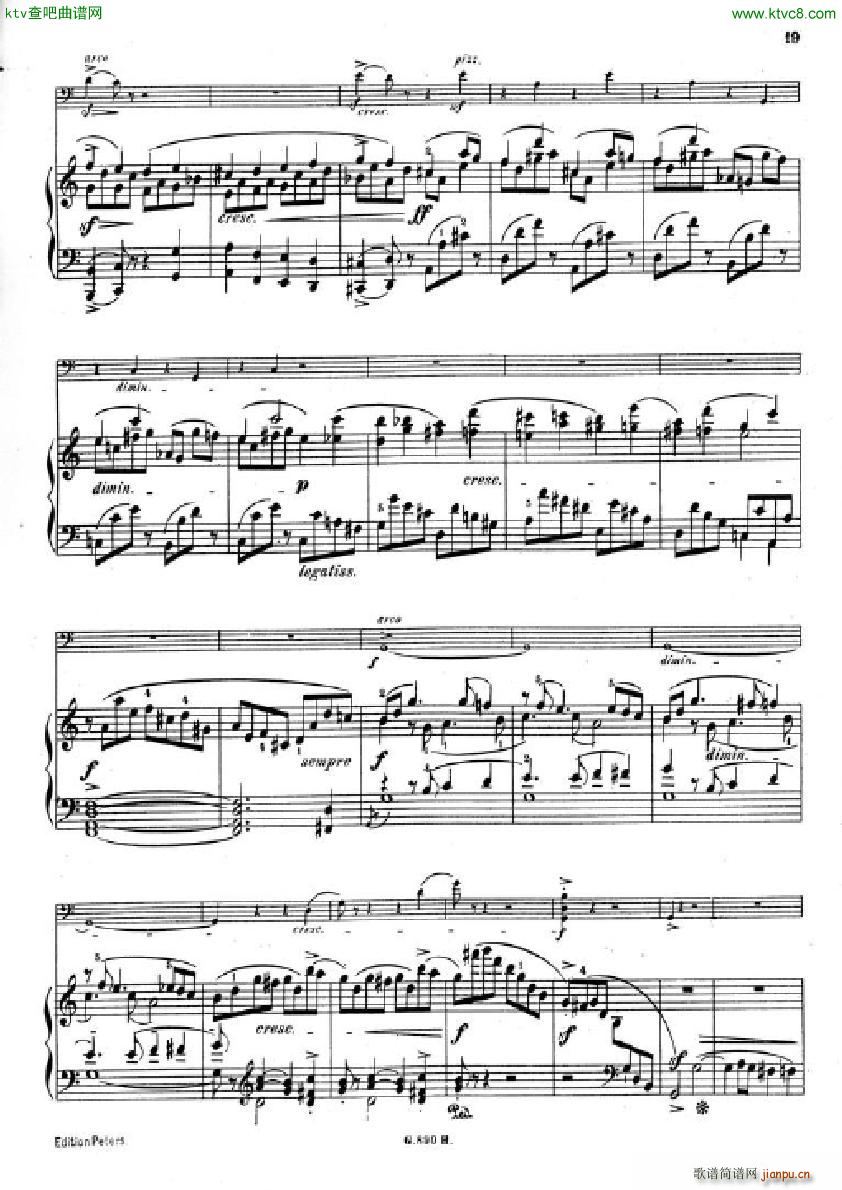 Hummel Sonata for cello and piano()17