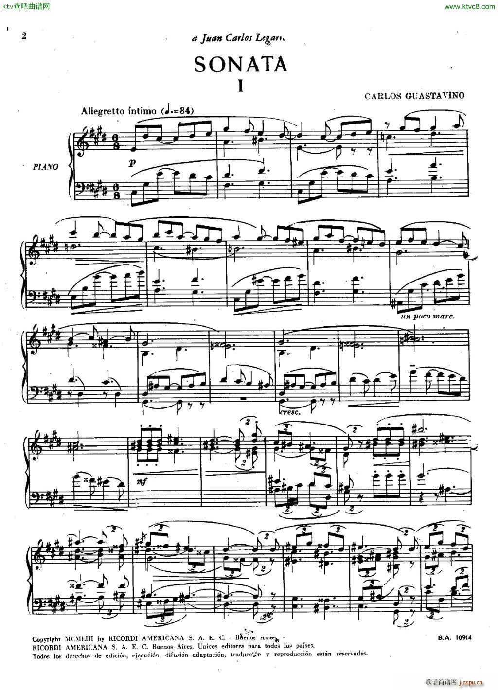 Guastavino Sonata()1