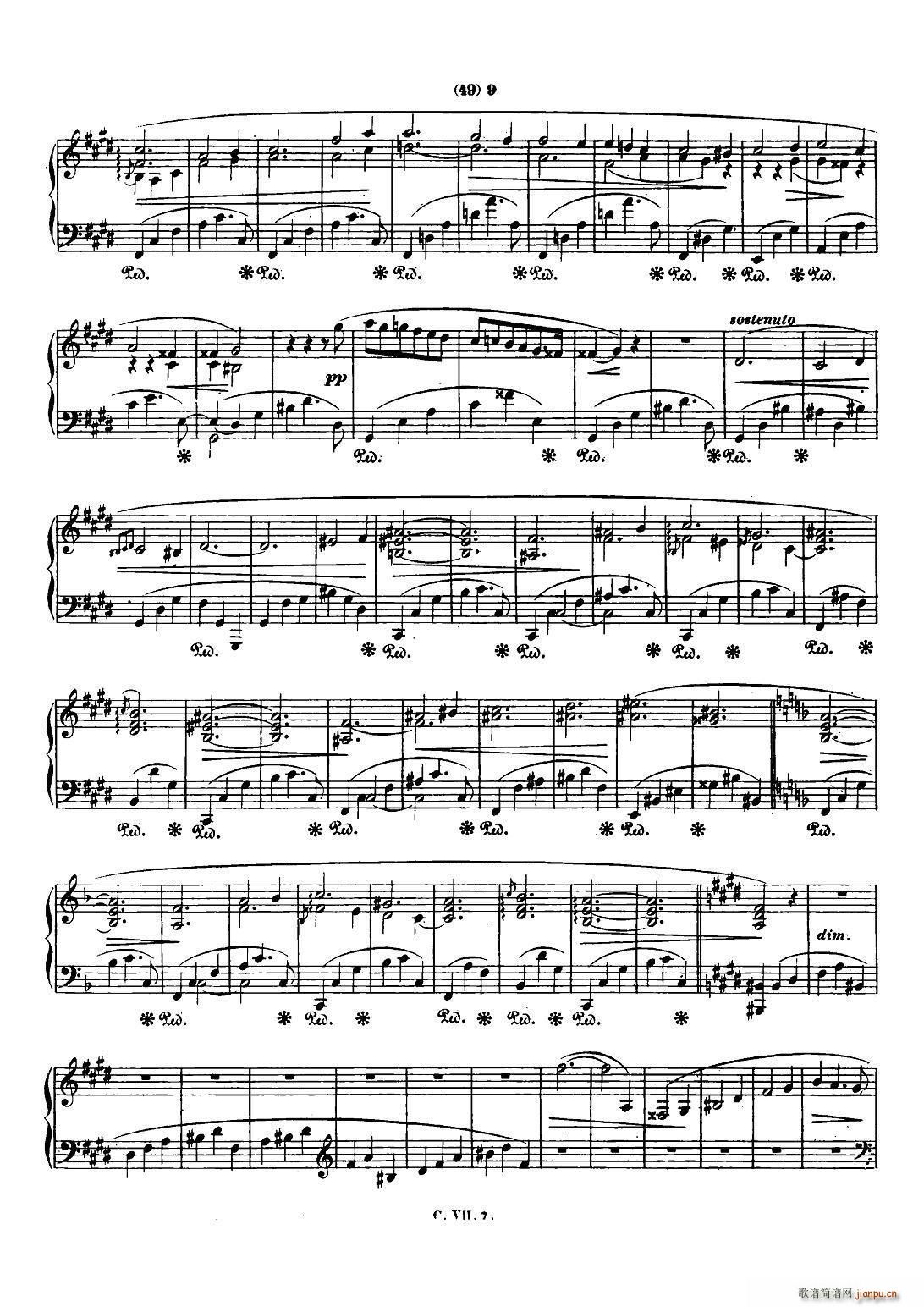 Ф г Chopin Scherzo No 4 E Op 54()8