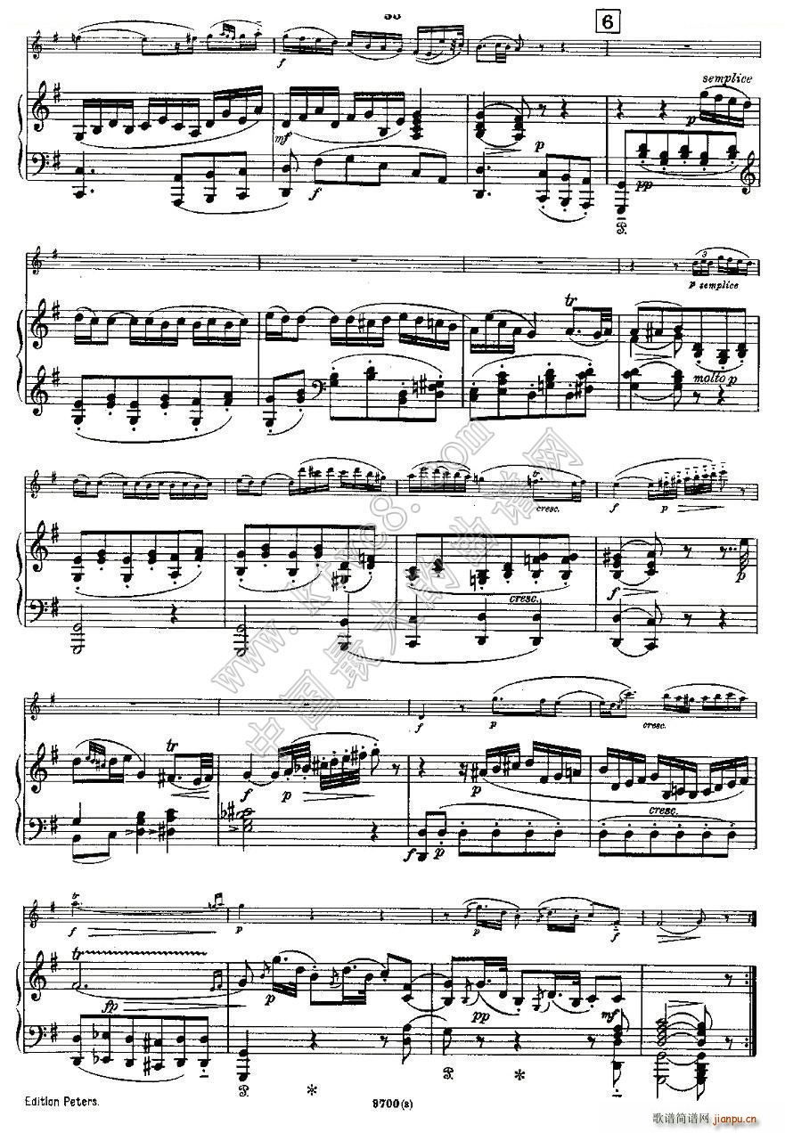 Mozart Violin Sonata No 3 KV 306 С(С)14