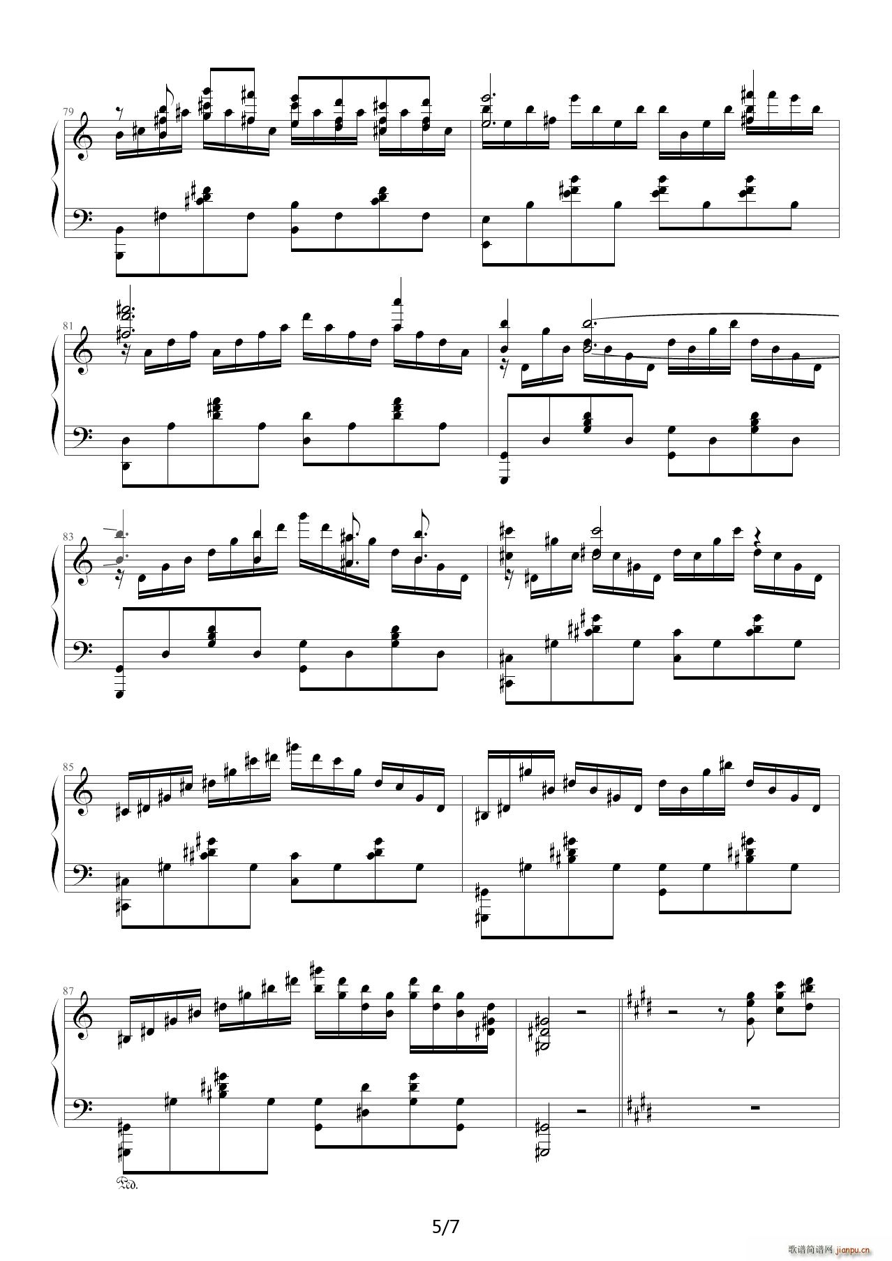 劲乐团V3-贝多芬悲怆第三乐章改编双手简谱预览-EOP在线乐谱架