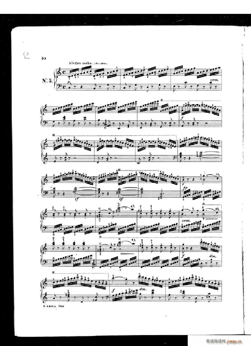 Czerny School of Velocity book 1 Op 299()8