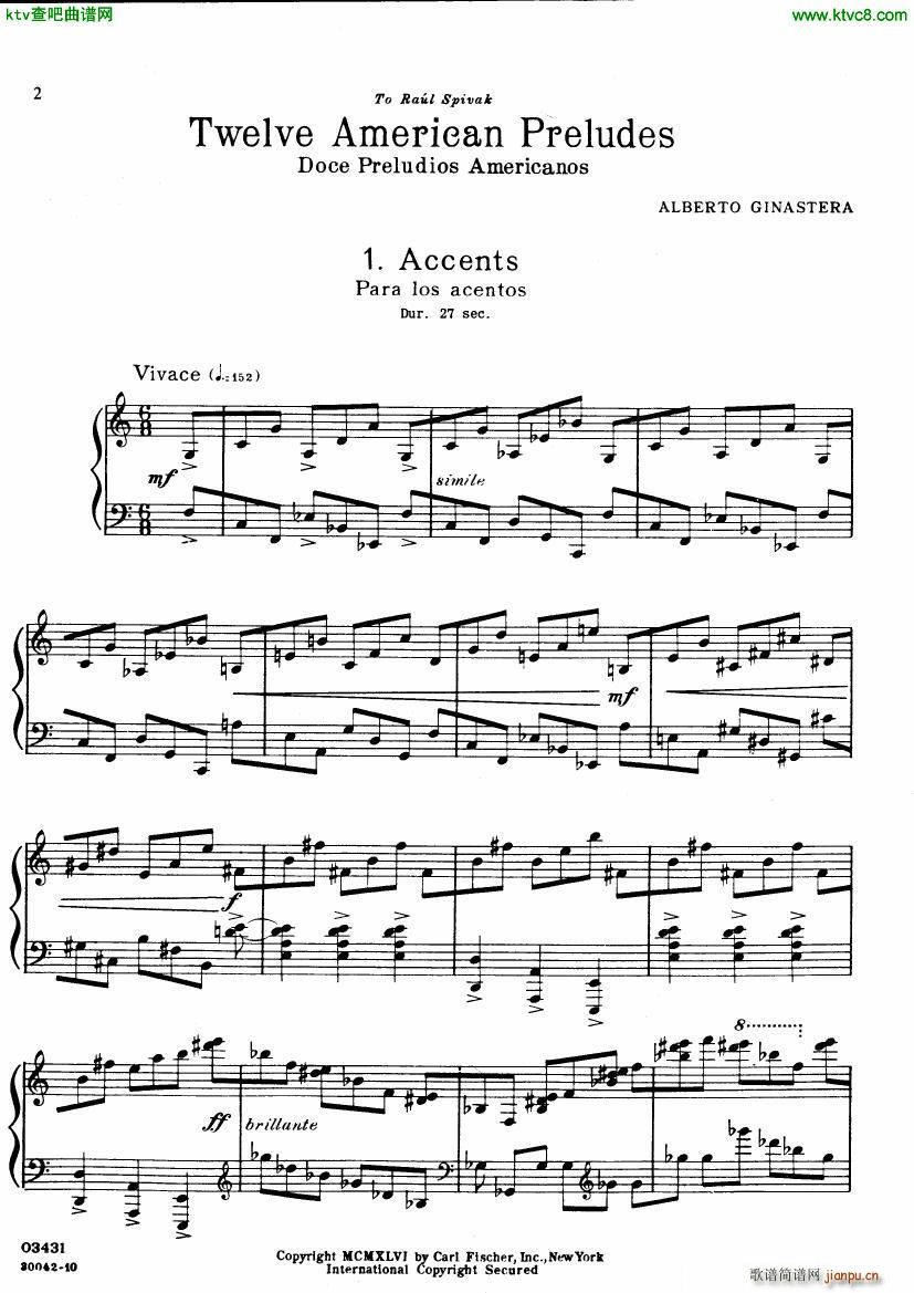 ginastera preludios americanos()1