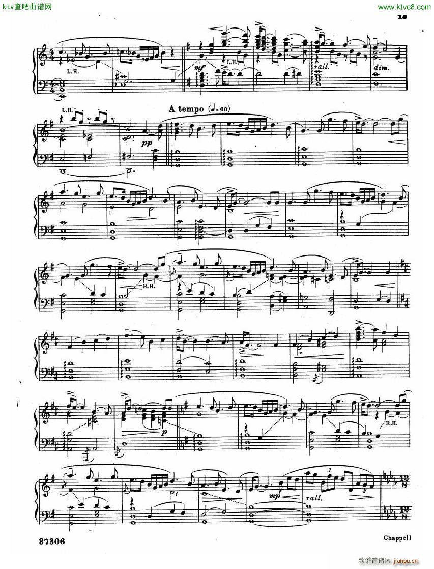 Coates The Three Elizabeths Piano Suite()14