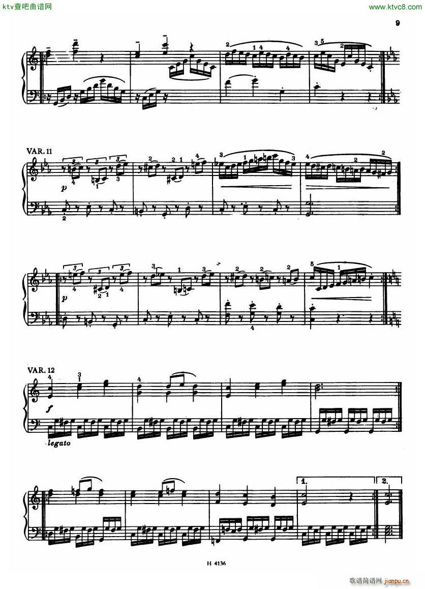 Czech piano variations from 18th century()7