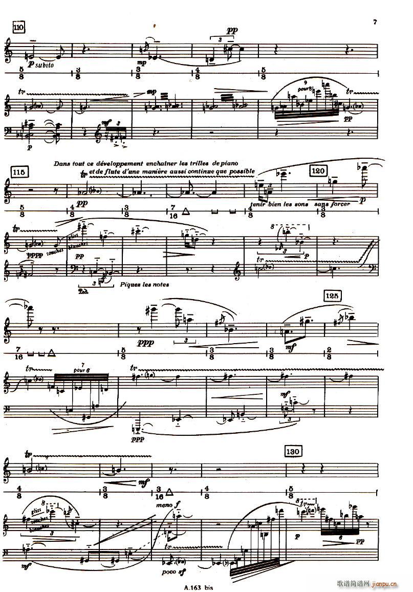 Boulez Sonatine Pour Flute Et Piano()7