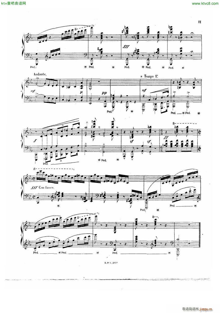 Chaminade 21 PianoSonata()12