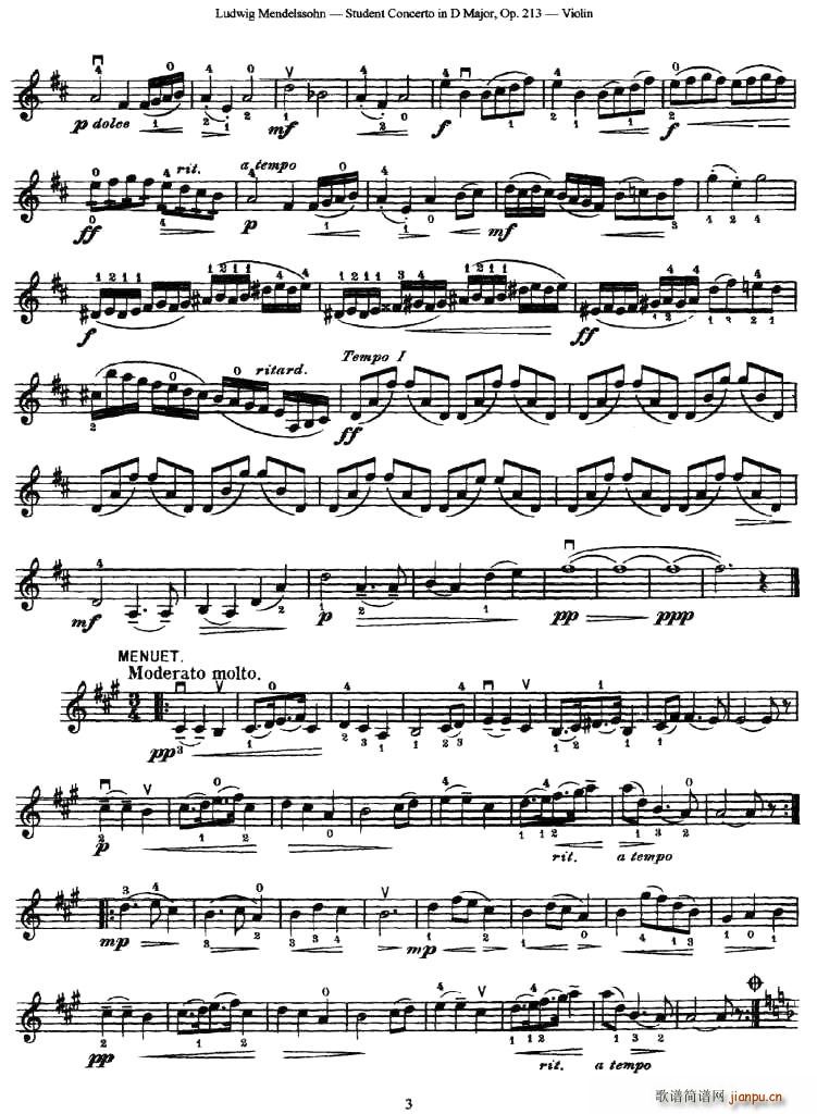 Student Concerto in D Major(ʮּ)3