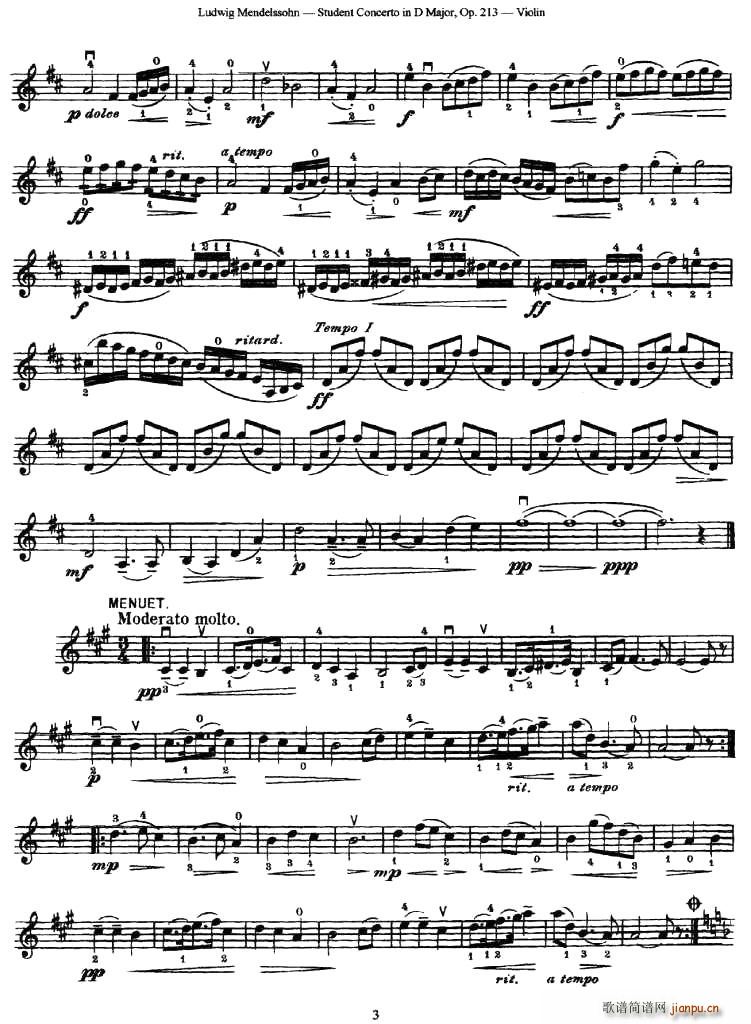 Student Concerto in D Major(ʮּ)3