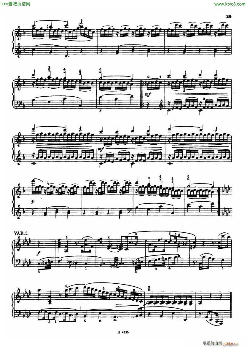 Czech piano variations from 18th century()27