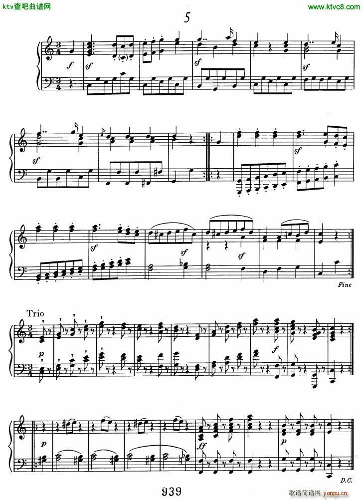 Beethoven WoO 7 12 Minuets()5