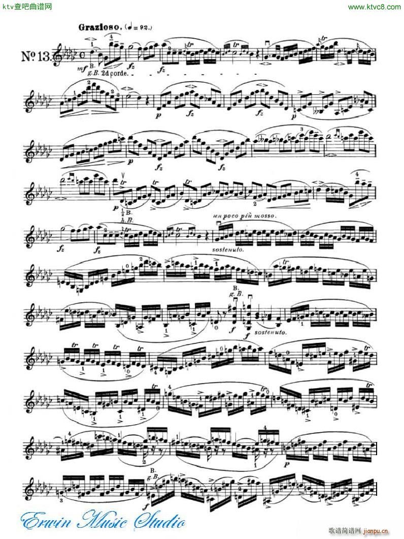 ޵ 24ϰPierre Rode 24 Studi Per violino 09 16(ʮּ)9