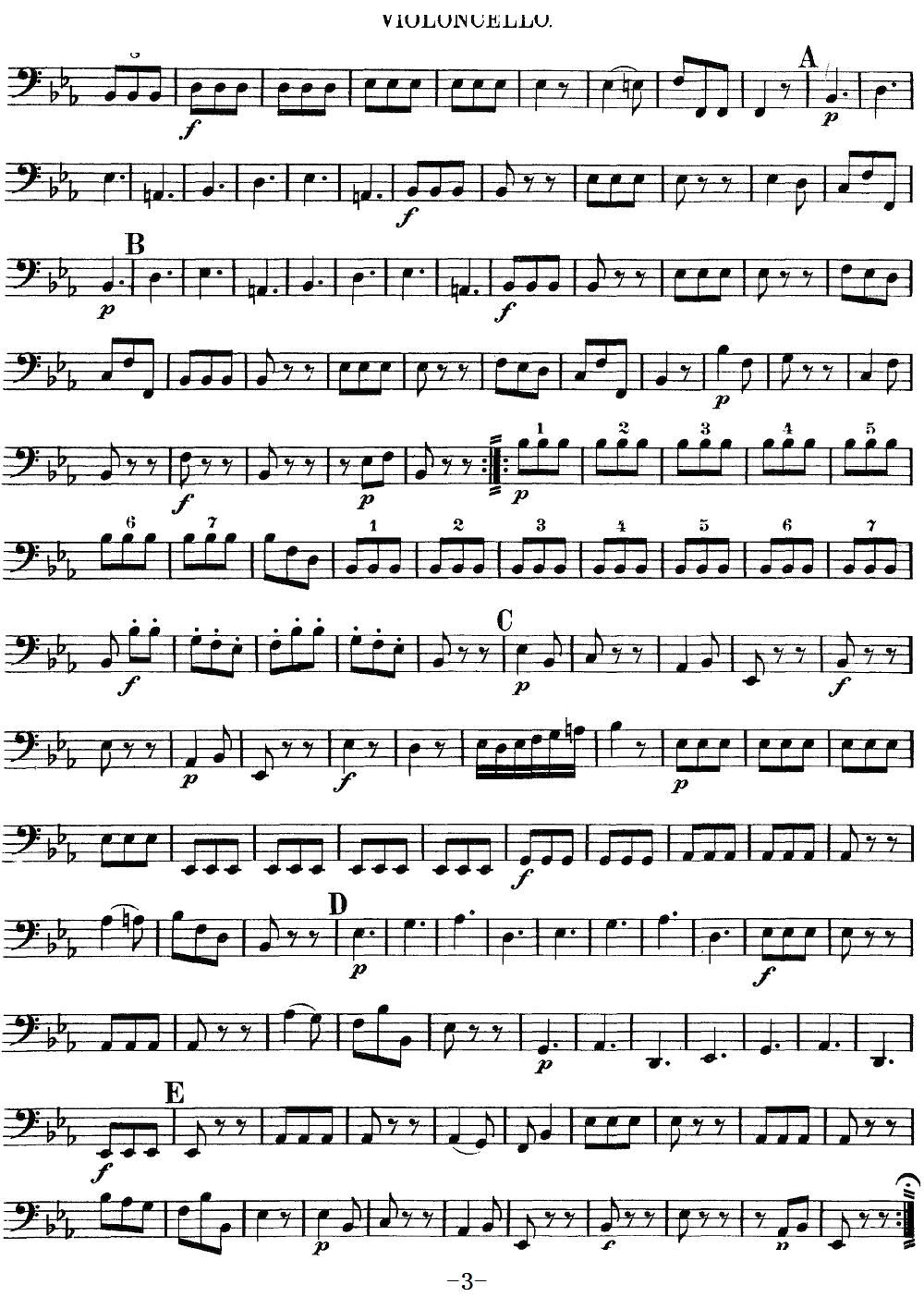 Mozart Quartet No 11 in Eb Major K 171 Cello(ʮּ)3
