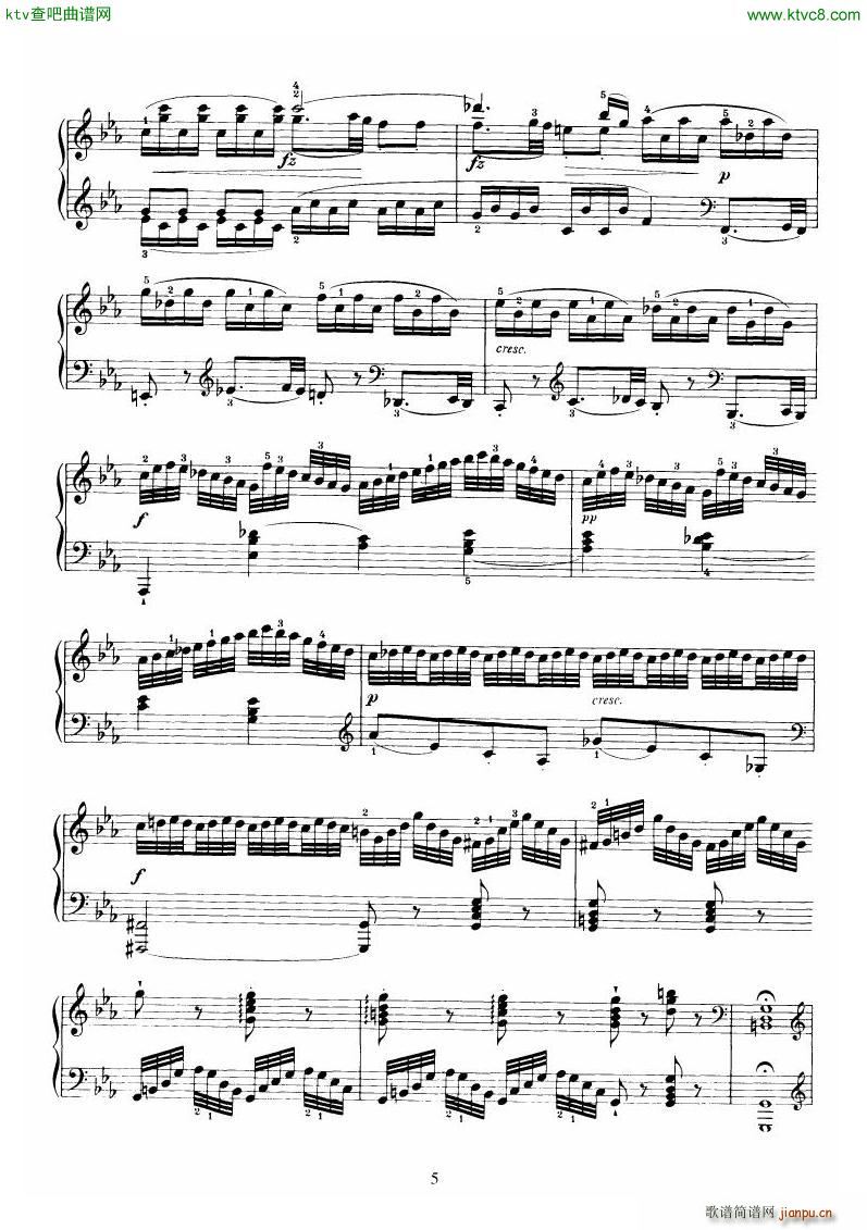 Piano Sonata No 52 in Eb()5