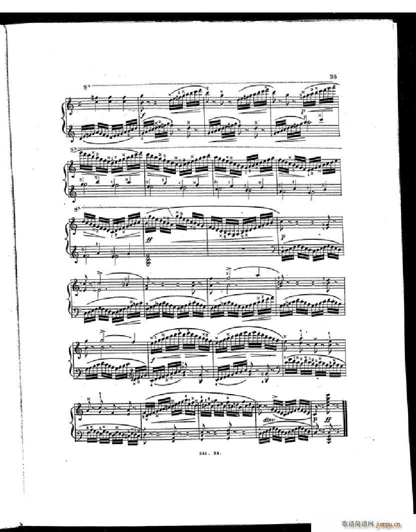 Czerny Etudes de la Velocite()22