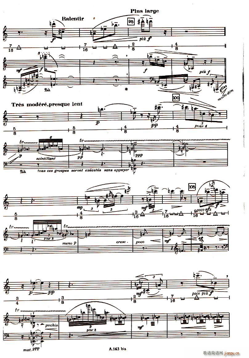 Boulez Sonatine Pour Flute Et Piano()6