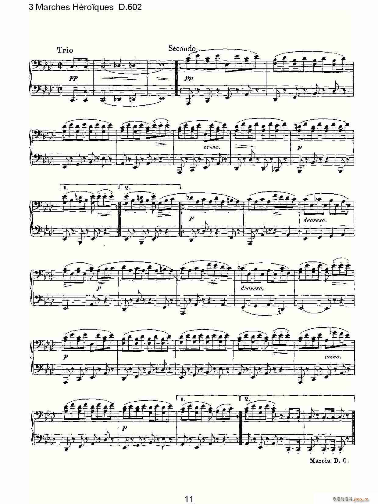 3 Marches Hro?ques D 602 3 Hro?ques D 602()11