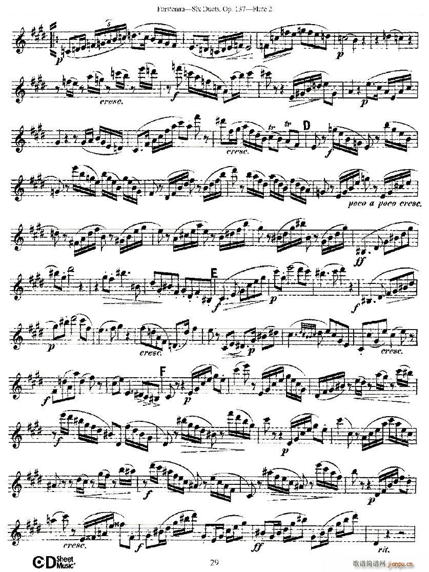 Six Duets Op 137 ֮  Ʒ 137 ͭ()8