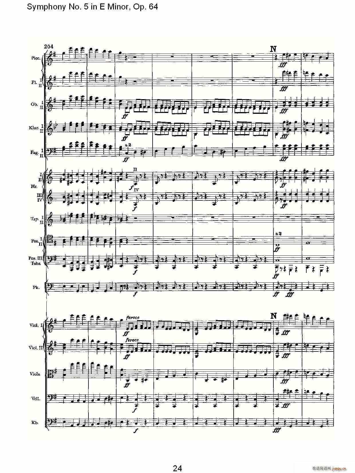 Symphony No. 5 in E Minor, Op.64(ʮּ)24