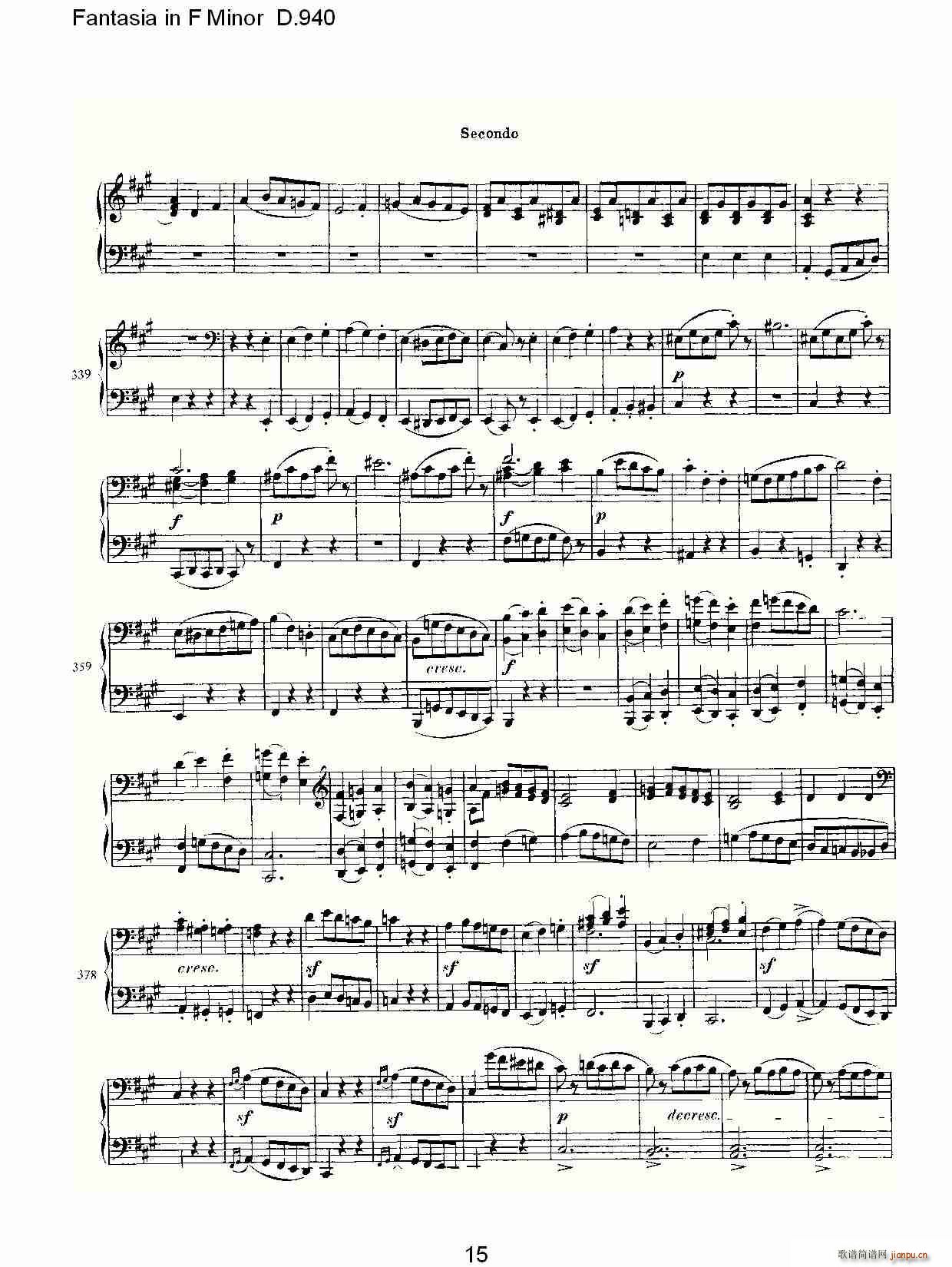 Fantasia in F Minor D.940(ʮּ)15
