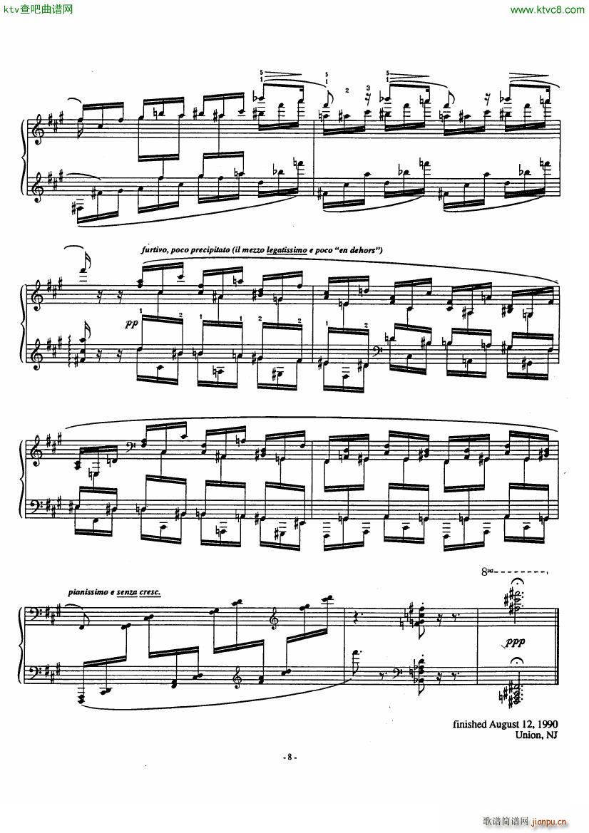 Etude No 10 D aprs Chopin()8