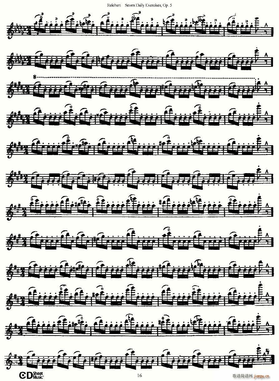 Seven Daily Exercises, Op.5(ʮּ)16