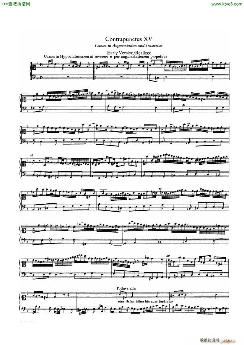 Bach JS BWV 1080 Kunst der Fuge part 3()28