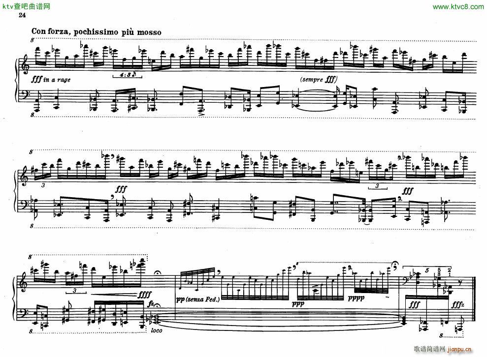 Bolcom 12 etudes for piano()24