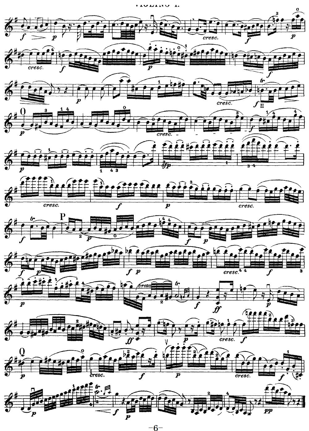 Mozart Quartet No 20 in D Major K 499 Violin 1(ʮּ)6