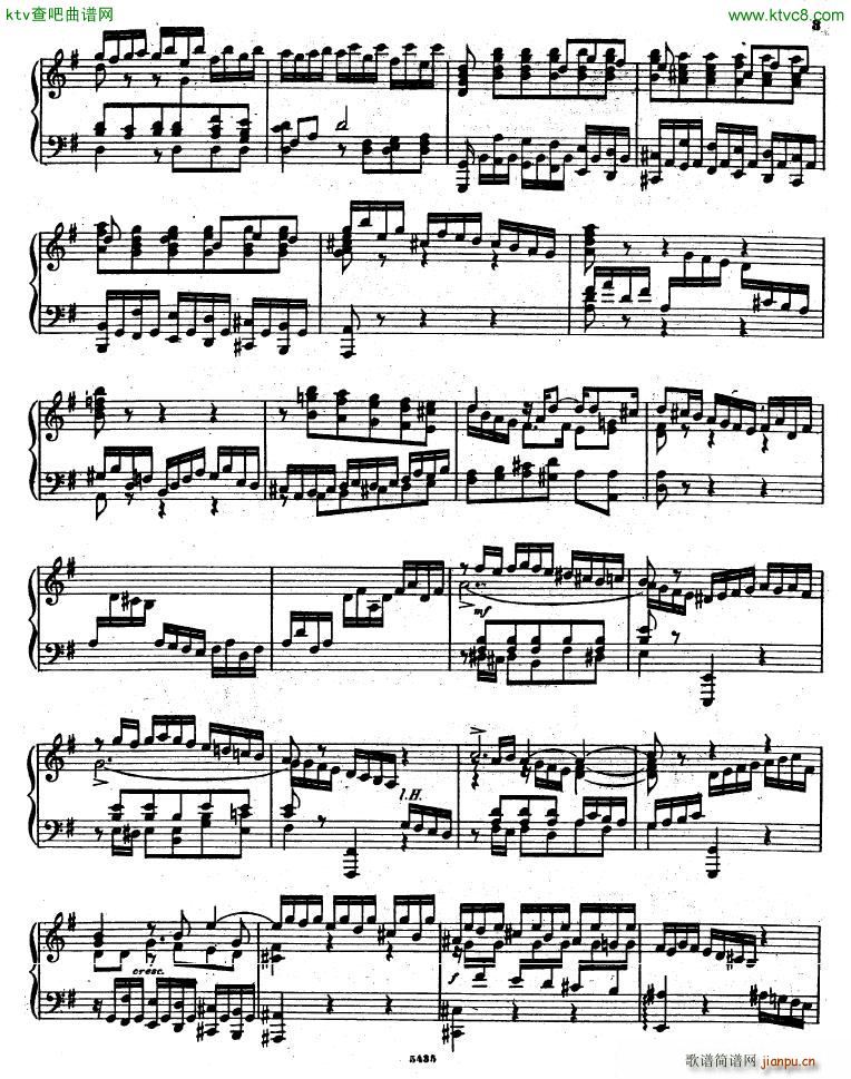 Bach D Albert Prelude and fugue in g major()3