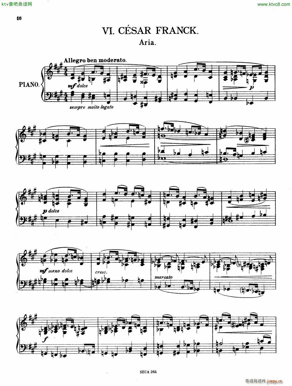 Casella A La Maniere de Cesar Franck piano()1