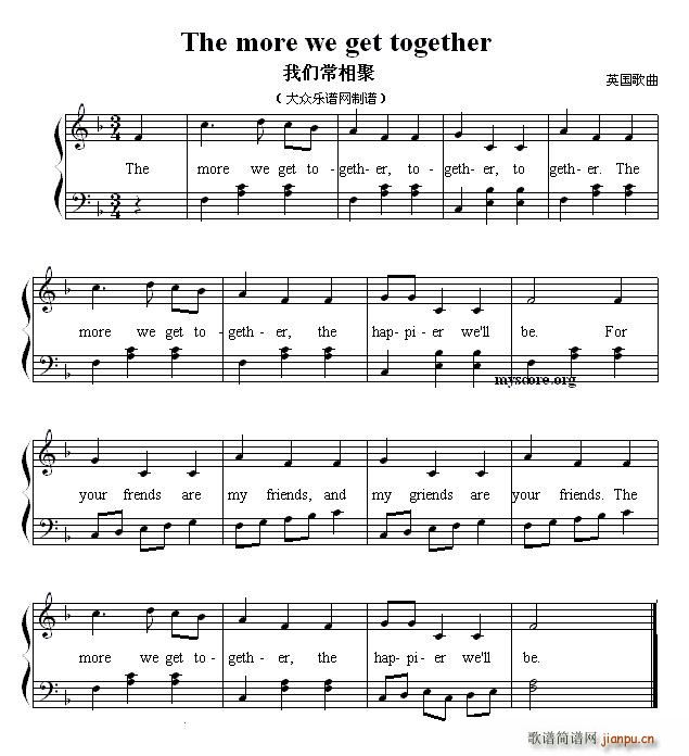 The more we get together ǳ ӢĶ赯(ʮּ)1