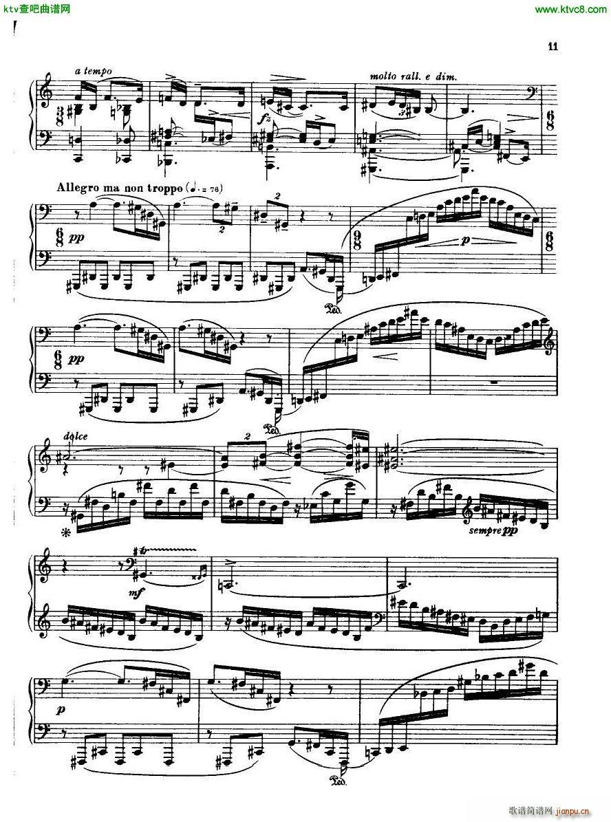 Bridge H160 Piano Sonata 1923 4()11