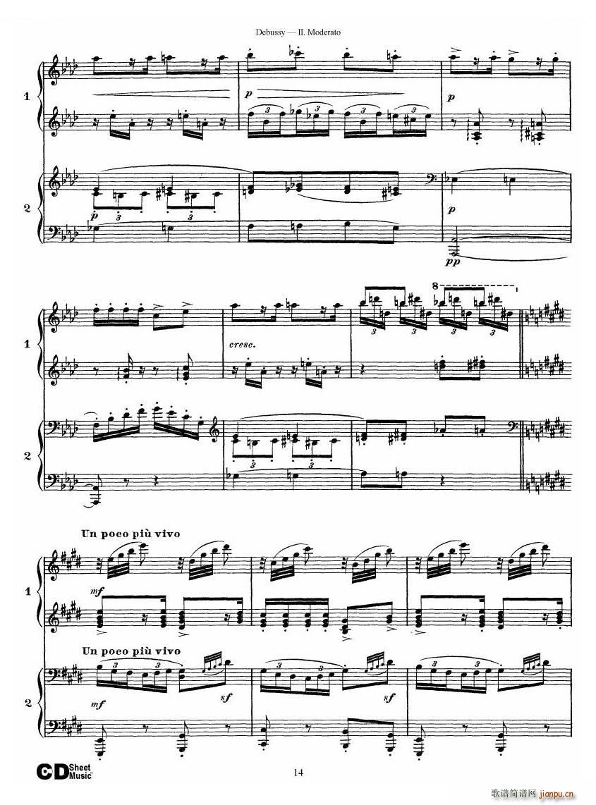 Debussy Printemps II Printemps II(ʮּ)14