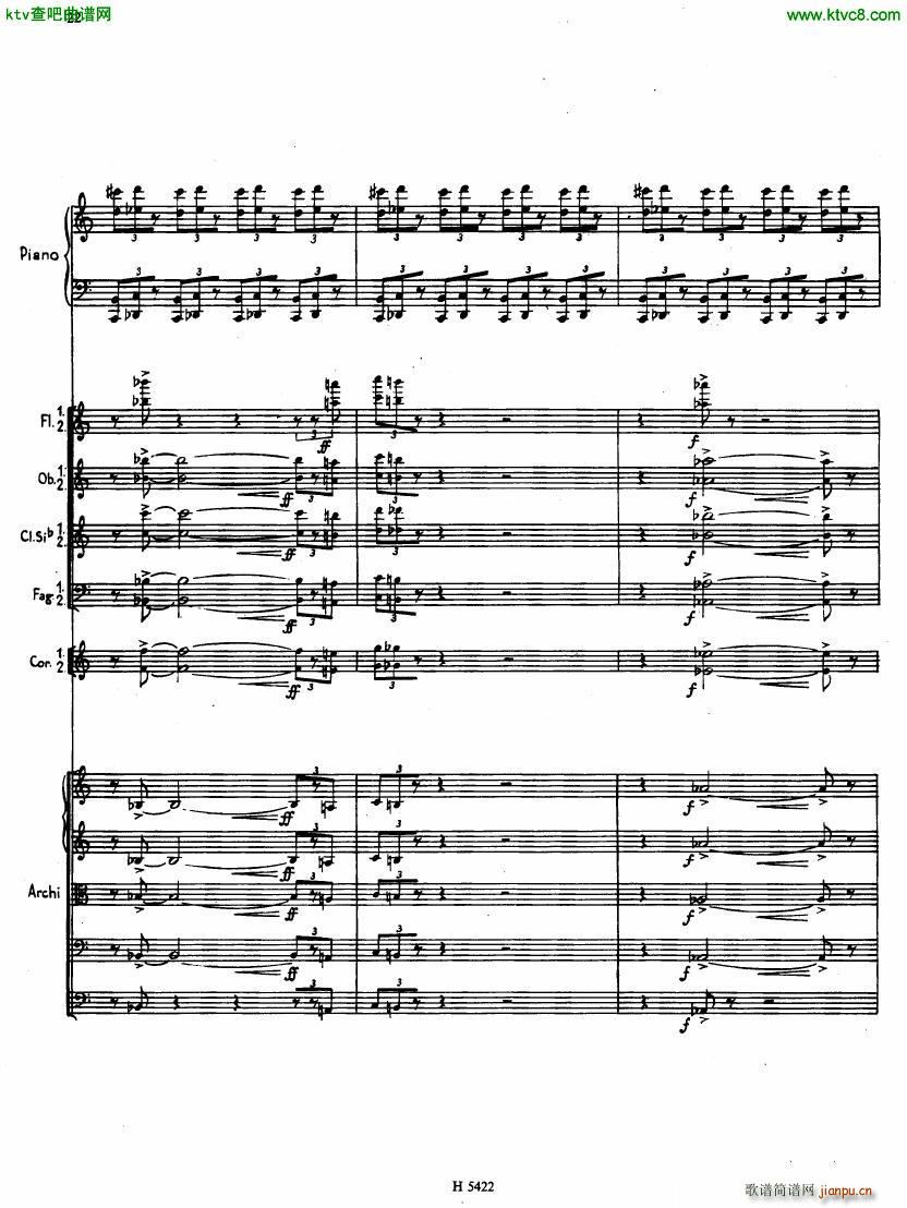 Fiser concerto da camera for piano full score()20