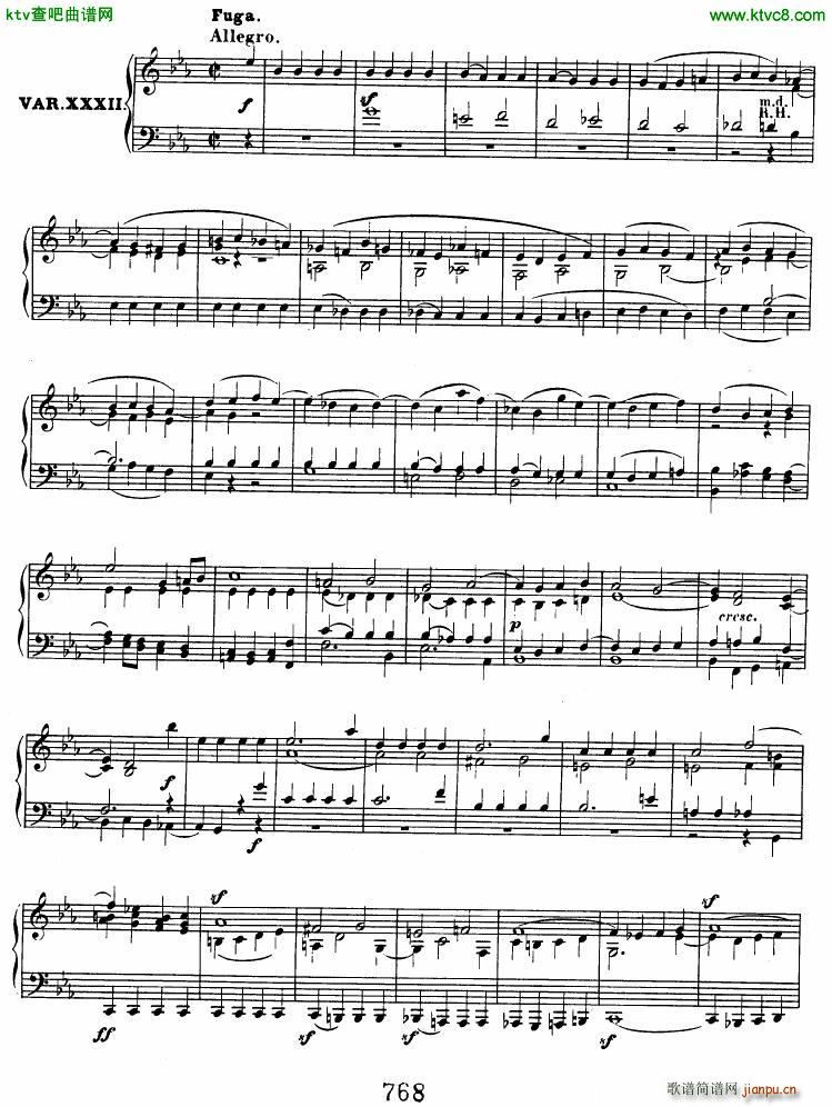 Beethoven op 120 Diabelli Variations()28