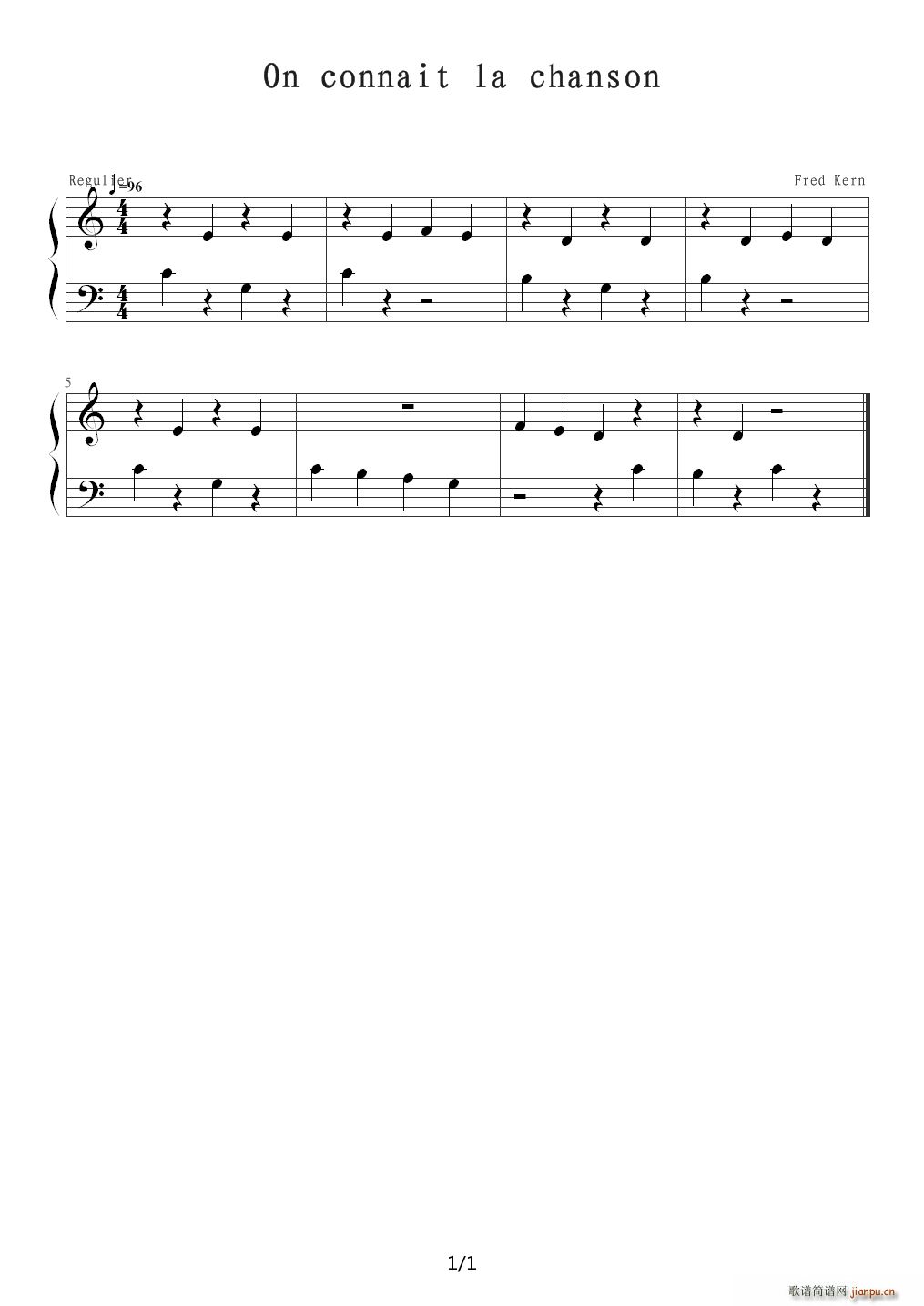 On connait la chanson ֪׸ C()1