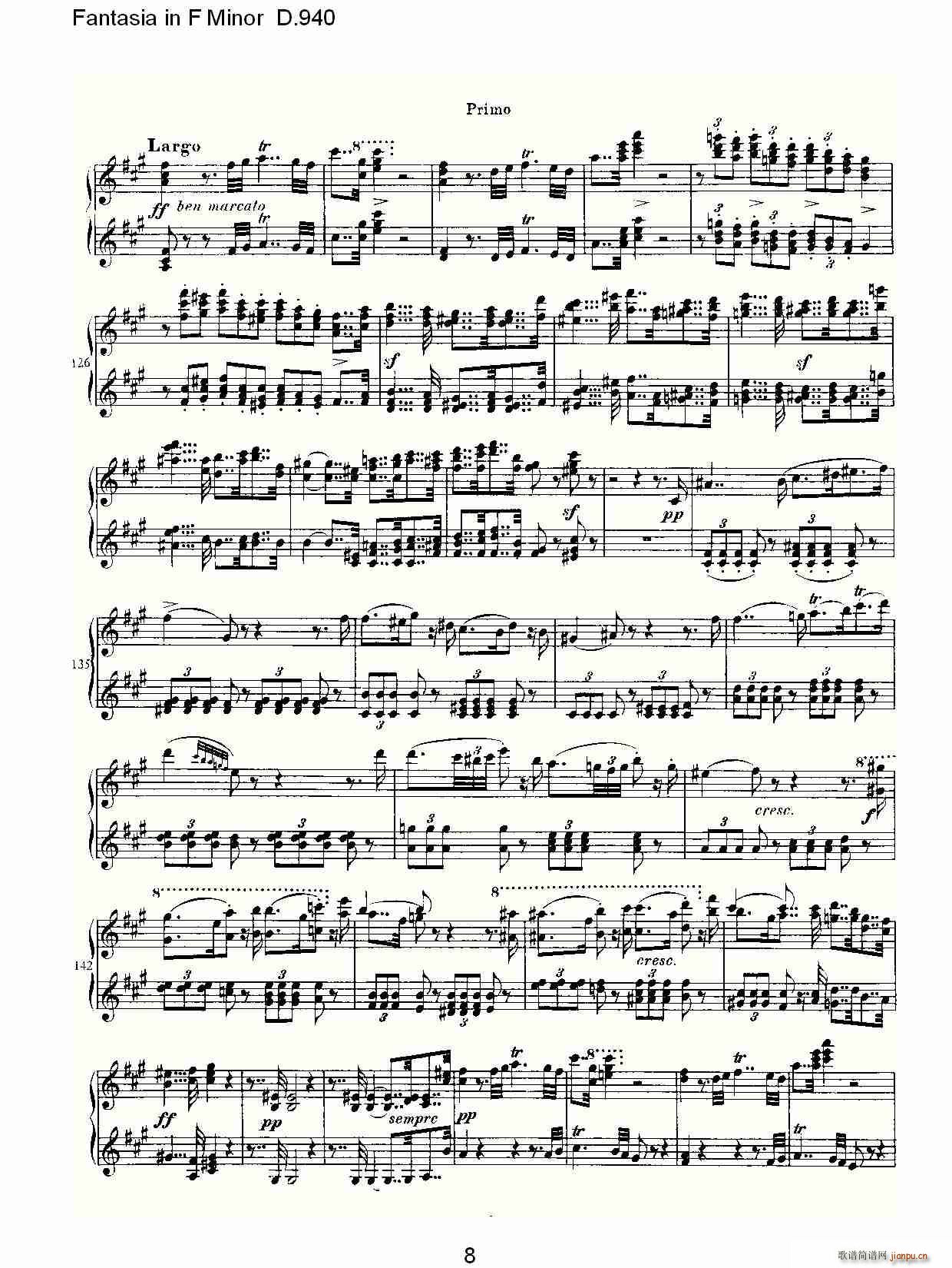 Fantasia in F Minor D.940(ʮּ)8