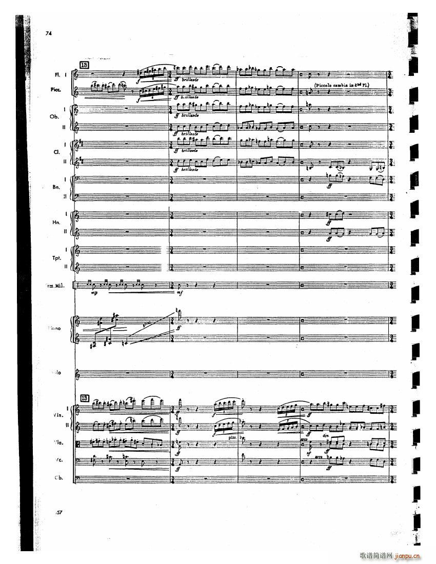 Barber op 14 Violin Concerto Score ()33