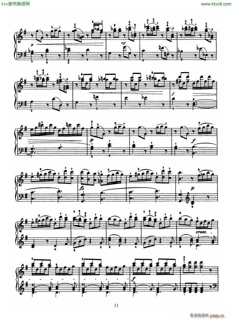 Haydn Piano Sonata No 39 In G(钢琴谱)11
