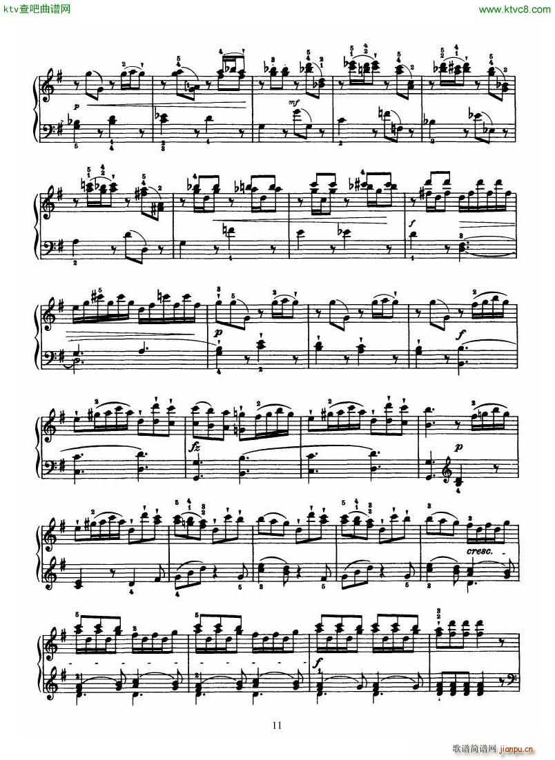 Haydn Piano Sonata No 39 In G()11