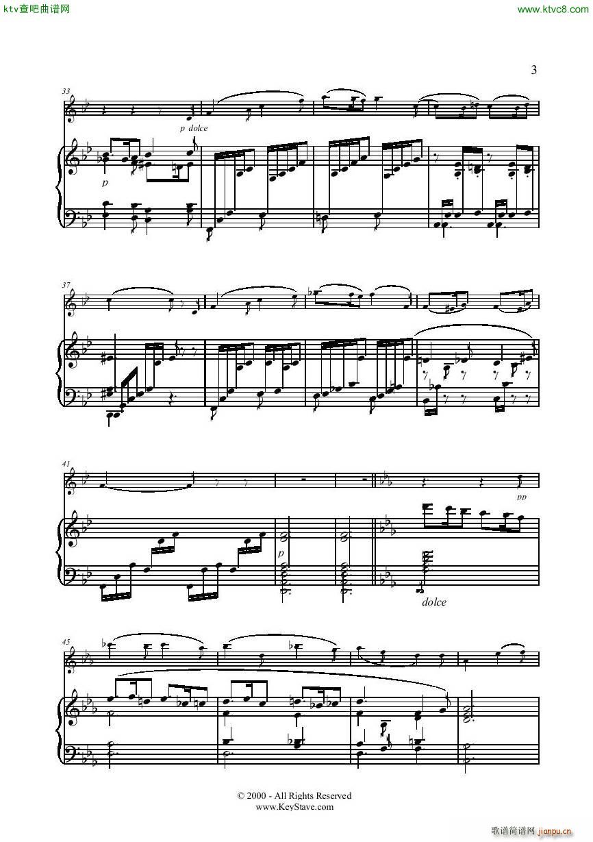 Gabriel Faur 1845 1924 Sicilienne Flute Piano()3