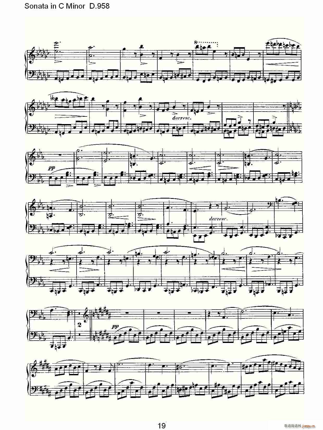 Sonata in C Minor D.958(ʮּ)19