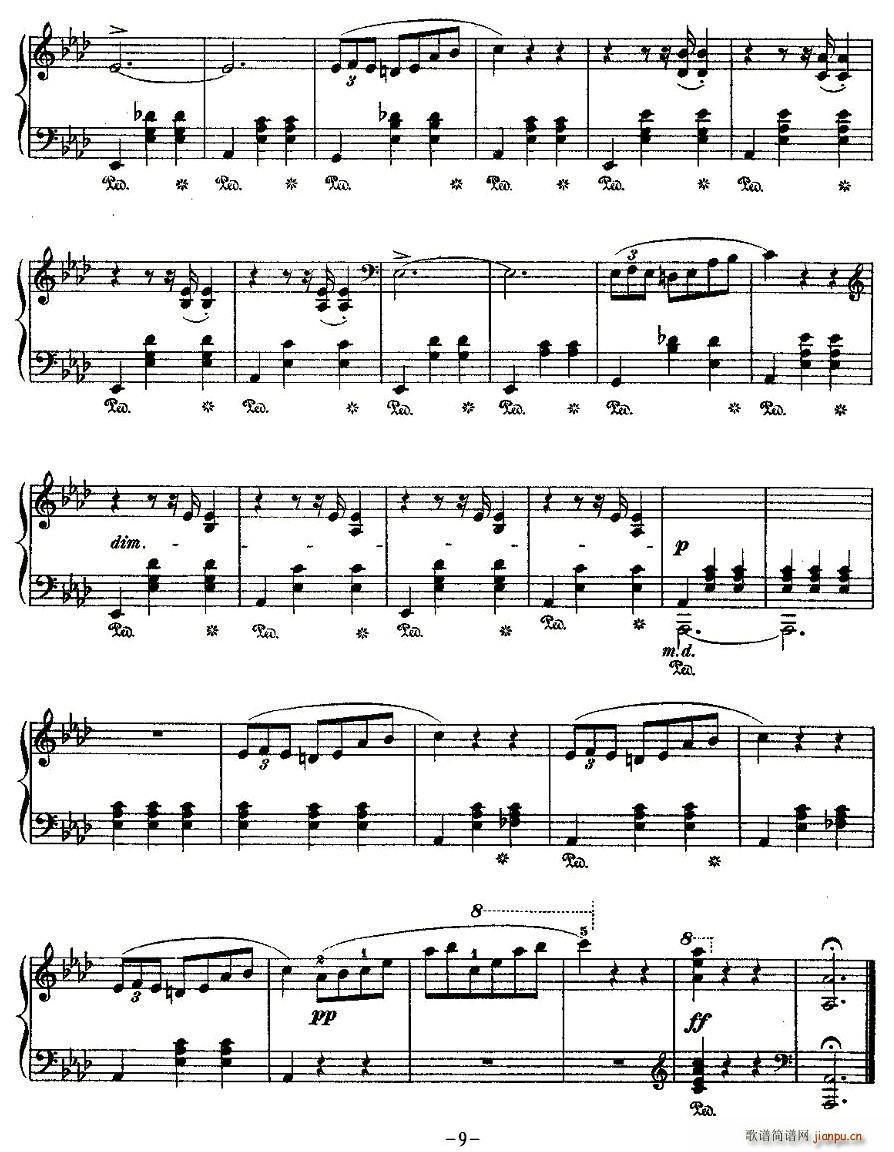 valse brillanteOp.34, No.1(ʮּ)9