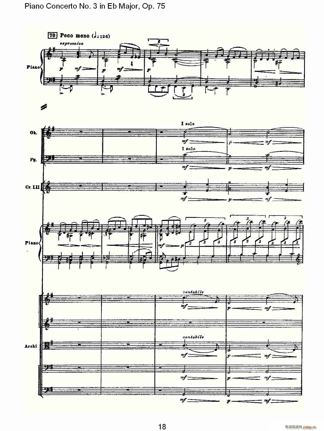 Piano Concerto No.3 in Eb Major,Op.75()18