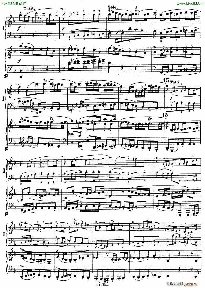 Bach JS BWV 1052 Keyboard Concerto in d ed R ntgen()36
