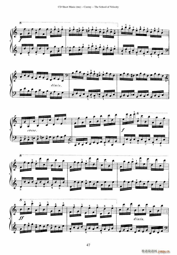 Czerny op 226 Fantasie f Moll 4H()41