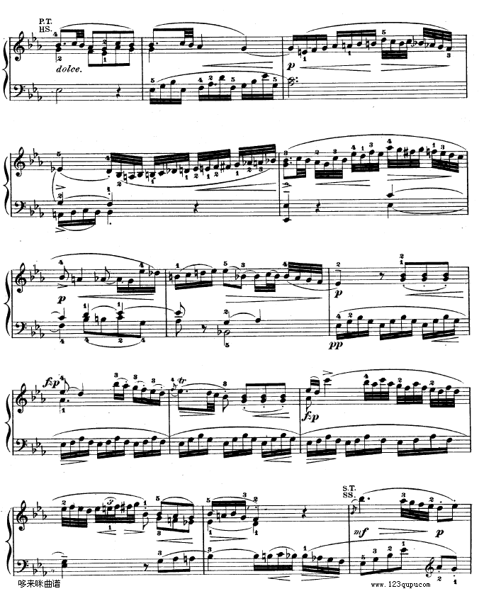 降B大调奏鸣曲kv333-莫扎特(钢琴谱)11