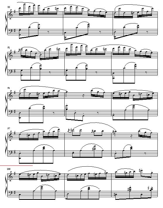 喷泉简谱_喷泉钢琴曲简谱(3)